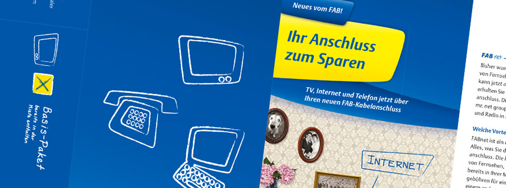 Ein innovatives Gemeinschaftsprojekt: Triple-Play mit FABnet Ein innovatives Gemeinschaftsprojekt: Triple-Play mit FABnet